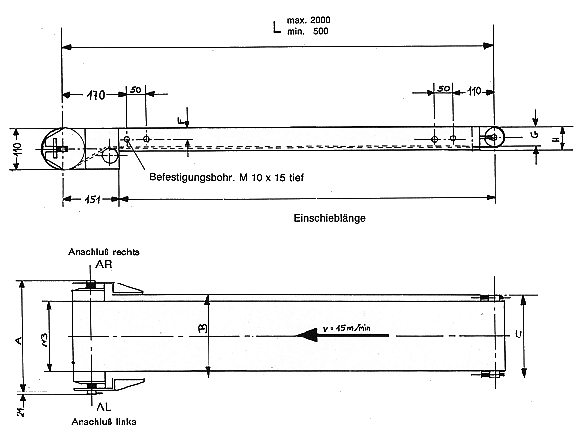 Permanentmagnetischer Gurtbandförderer Typ GF60 / GF40
