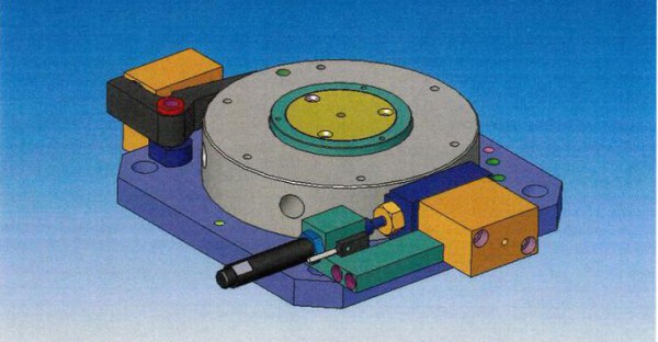 Skizze Manueller Rundschalttisch RS 160