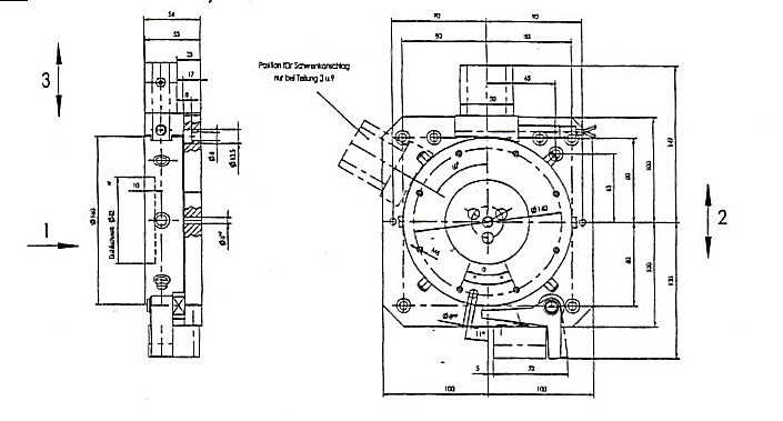 Skizze Rundschalttisch