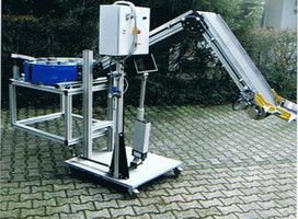 Ablagegerät mit permant magnetischem Winkelförderer