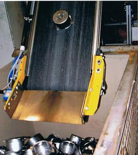 Ablagegerät mit permant magnetischem Winkelförderer