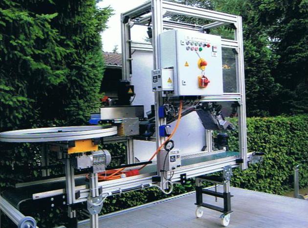 Vollautomatisches Ablagesystem für Stanzteile